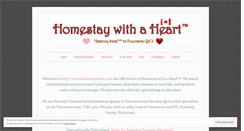 Desktop Screenshot of homestayheart.com